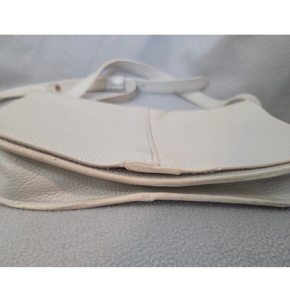 BTB Los Angeles White Suede Leather Crossbody PURSE Y2K Small - Picture 2 of 11